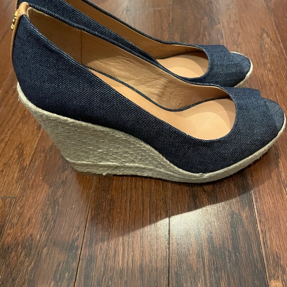 COACH blaine espadrille
wedge in "denim" - Picture 2 of 4